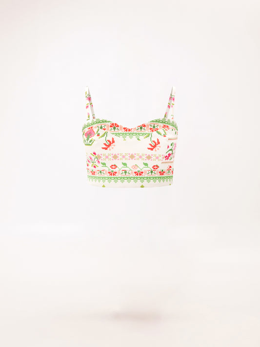 BUSTIER TOP FOLKLORE
