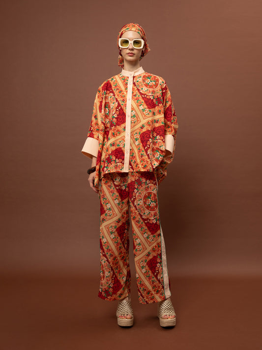 PAJAMA POPLIN PANTS - MPOUCHARA