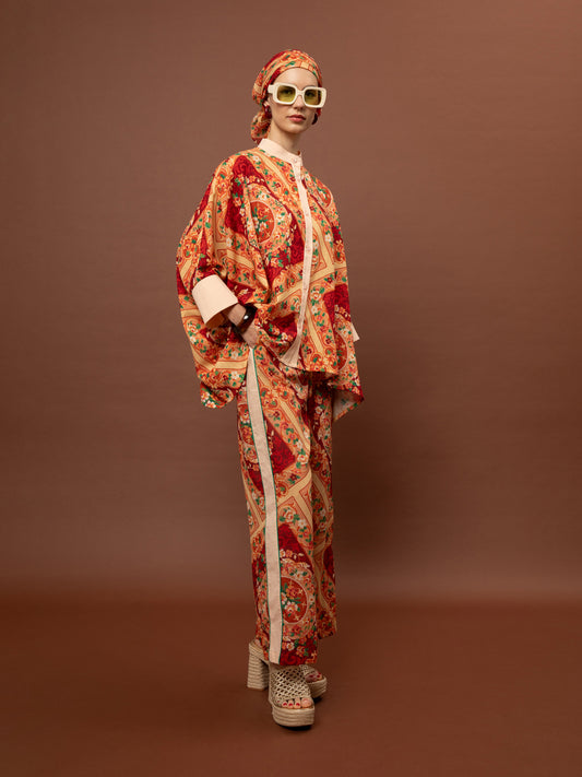 PAJAMA POPLIN PANTS - MPOUCHARA