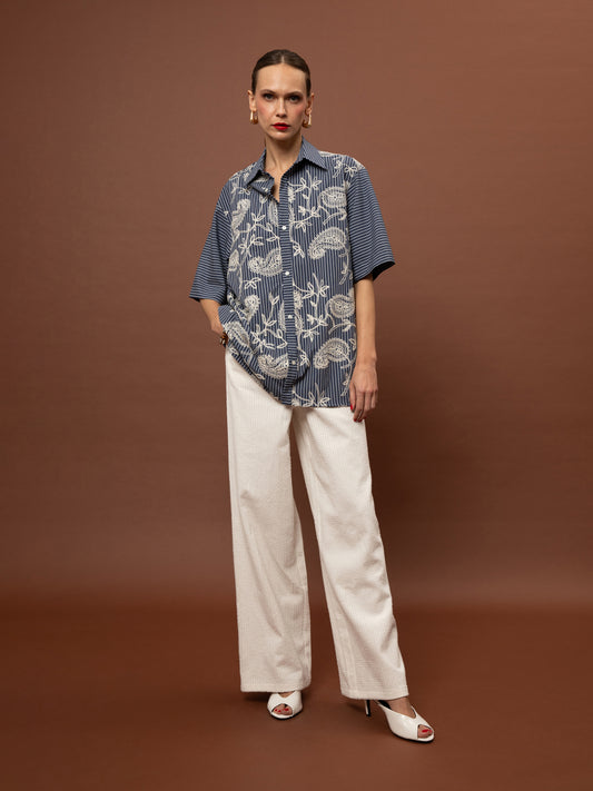 CLASSIC DENIM PANTS - WHITE