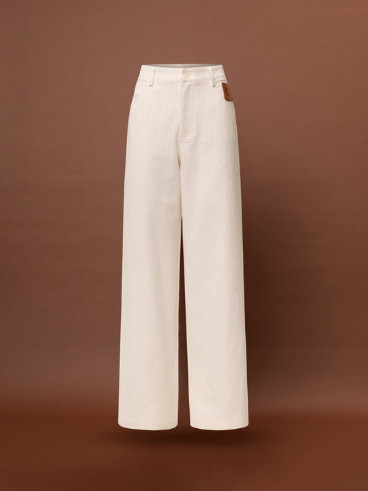 CLASSIC DENIM PANTS - WHITE