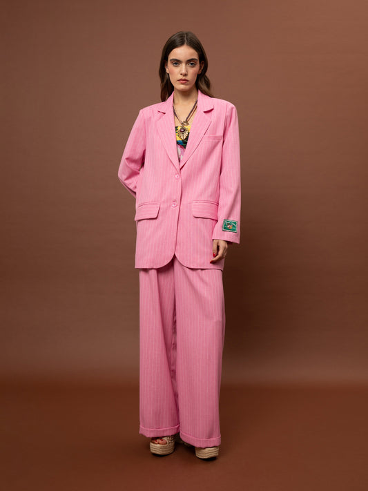 OVERSIZED BLAZER - PINK