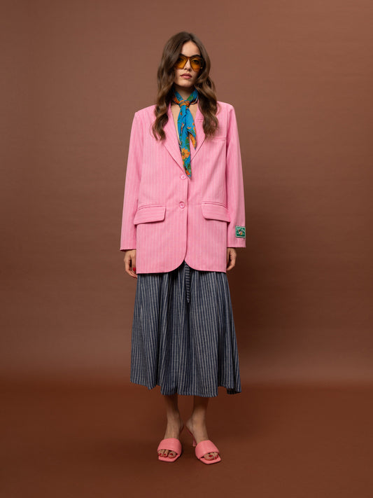 OVERSIZED BLAZER - PINK