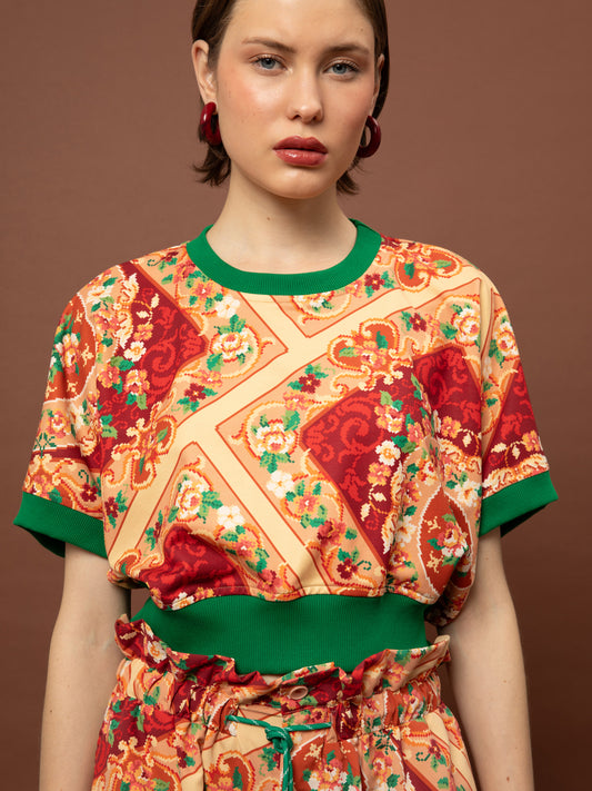 FUTTER CROPPED TOP - MPOUCHARA