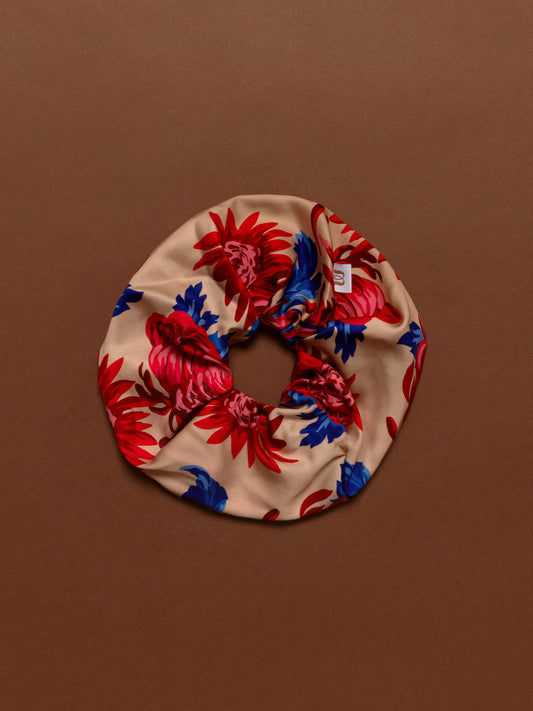 SCRUNCHIE - CHRYSANTHEMA BEIGE