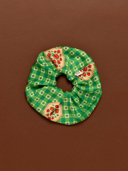 SCRUNCHIE - PICNIC GREEN