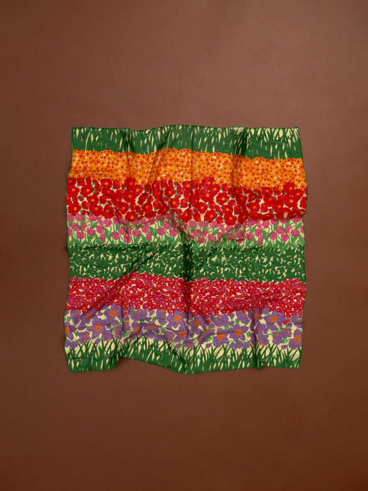 CHIFFON SCARF - GARDEN