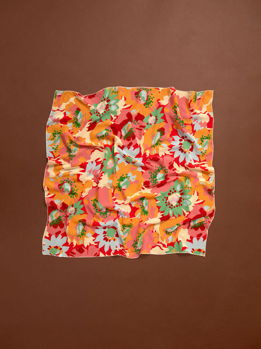 CHIFFON SCARF - POPPIES