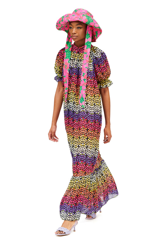 ROMANTIC MAXI DRESS - FLORAL