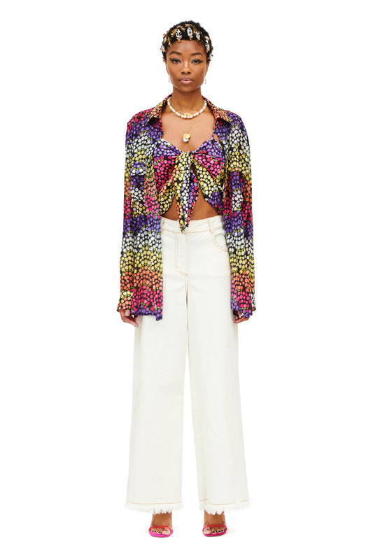 DENIM PANTS - WHITE