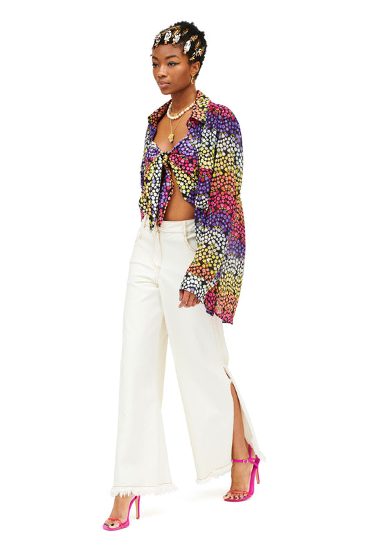 DENIM PANTS - WHITE