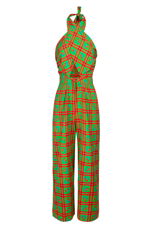 X-BUST JUMPSUIT - PICNIC GREEN