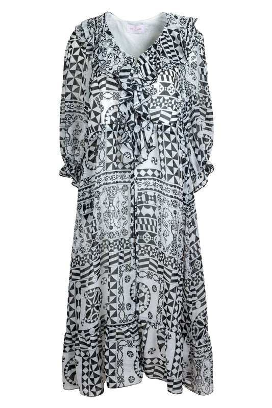 RUFFLED SHIRT-DRESS - CHIOS