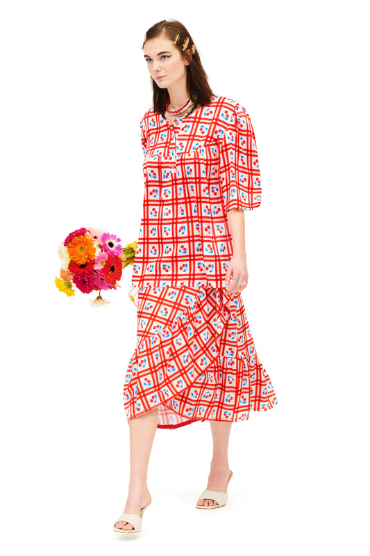 OVERSIZED BLOUSE - PICNIC WHITE