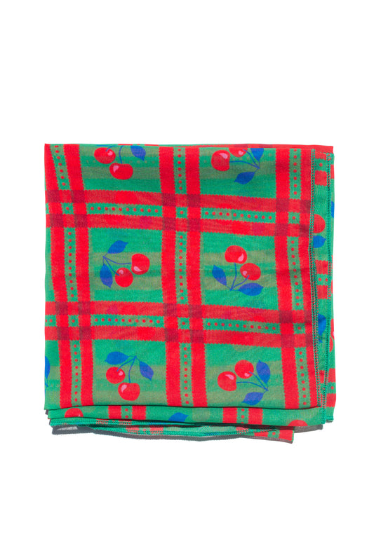 CHIFFON SCARF - PICNIC GREEN