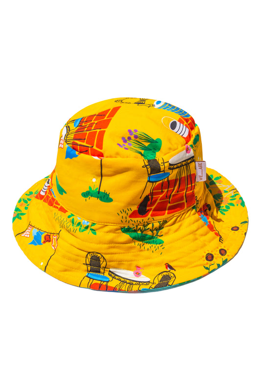 DOUBLE-FACED BUCKET HAT - CHORIO