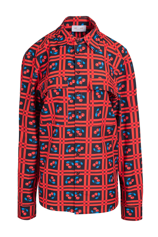 COTTON SHIRT PICNIC BLACK
