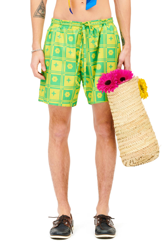 SWIMWEAR SHORTS TENEKES GREEN