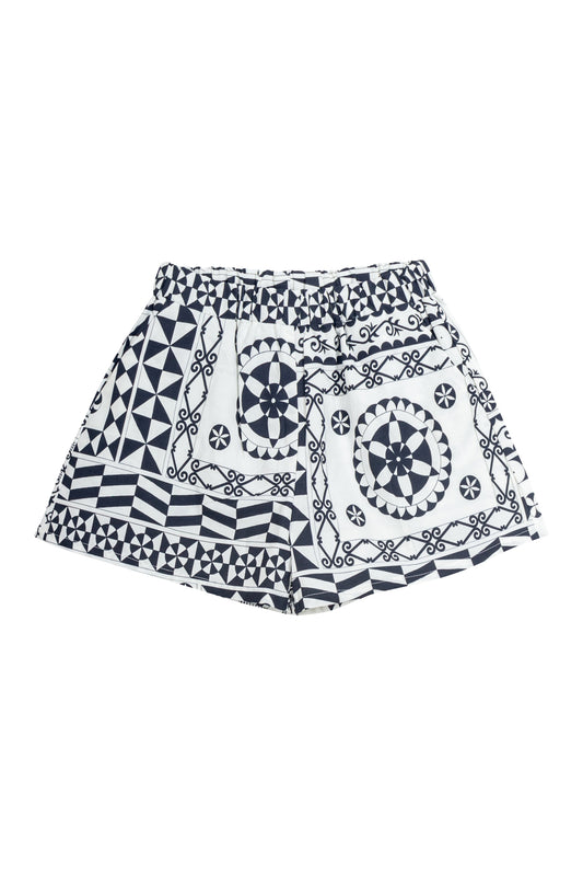 ELASTICATED-WAIST SHORTS CHIOS