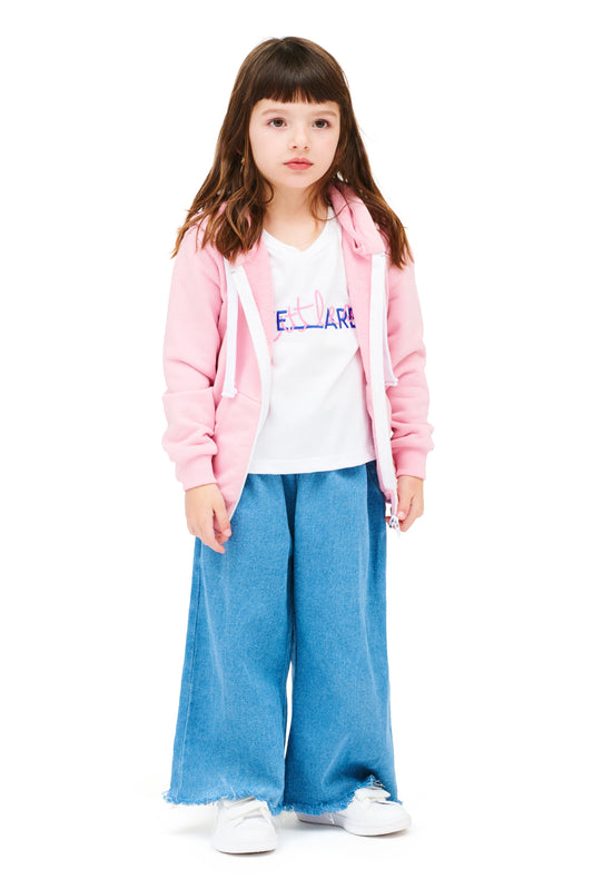LOGO T-SHIRT BLUE/PINK