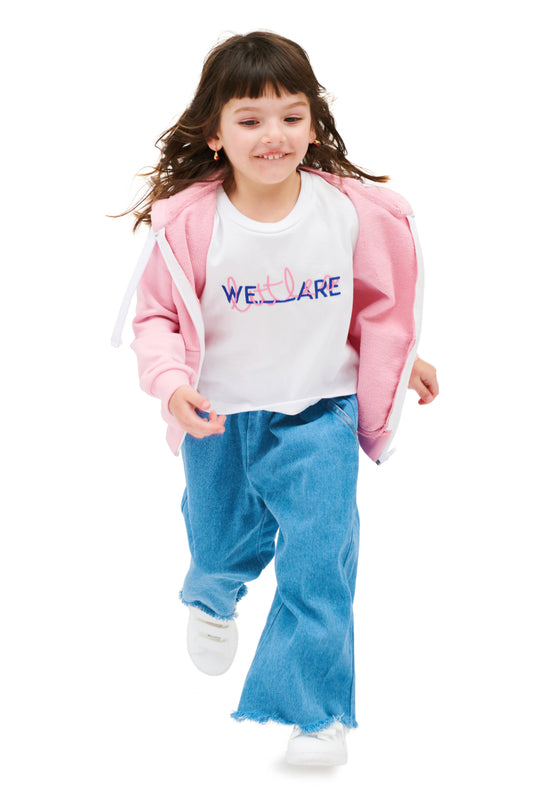 LOGO T-SHIRT BLUE/PINK