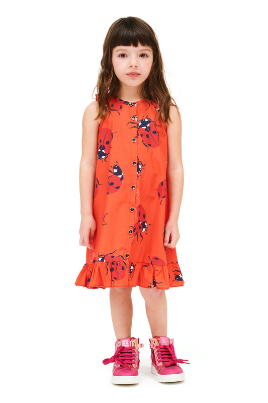 SHIRT-DRESS LADYBUGS