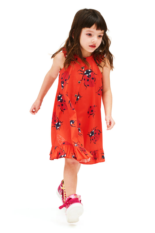 SHIRT-DRESS LADYBUGS