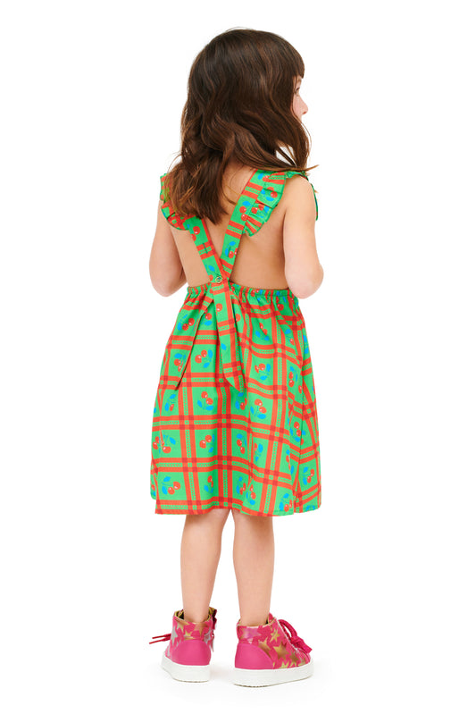 DRESS PICNIC GREEN