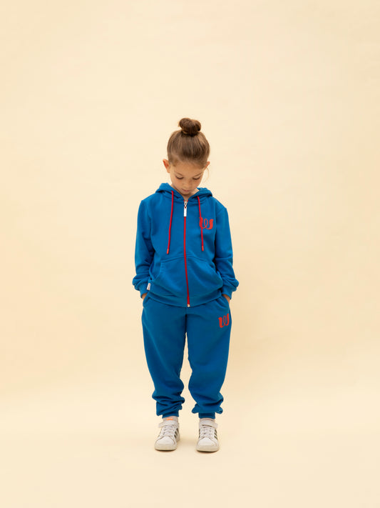TRACK PANTS BLUE