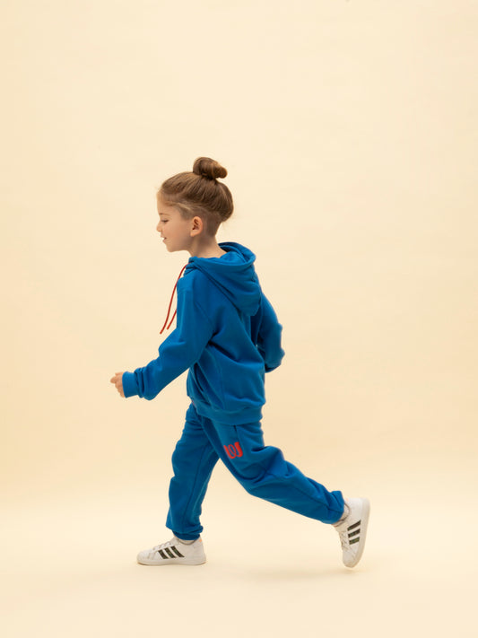 TRACK PANTS BLUE