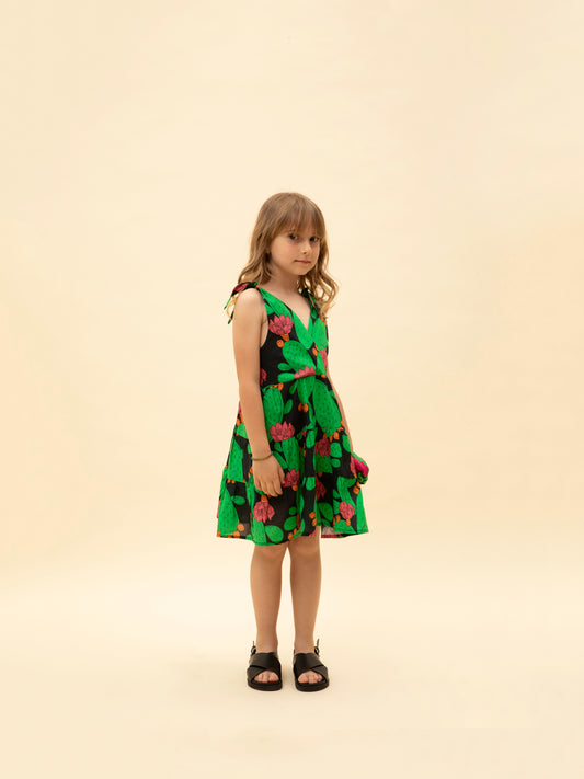 TIERED DRESS FRAGKOSYKA