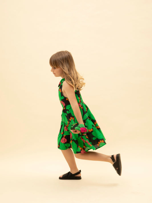 TIERED DRESS FRAGKOSYKA
