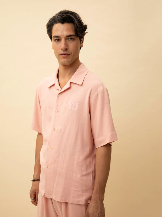 SHORT-SLEEVE SHIRT PINK