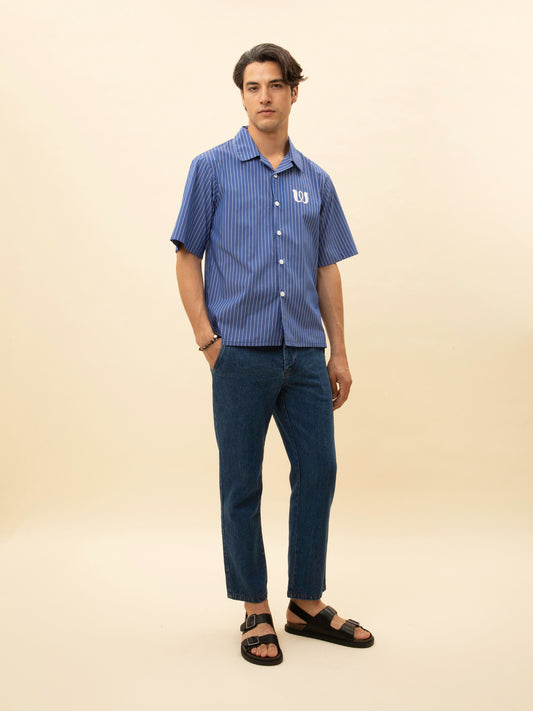 SHORT-SLEEVE STRIPED SHIRT