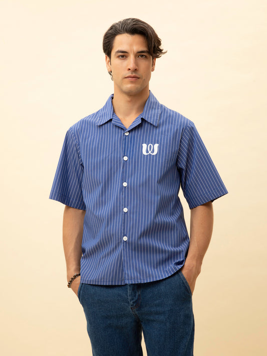 SHORT-SLEEVE STRIPED SHIRT