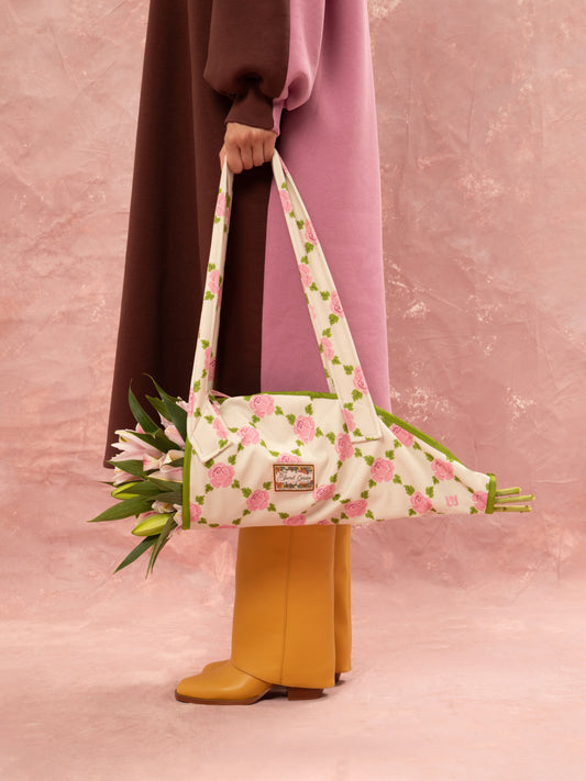 FLOWERS TOTE BAG - ROSES