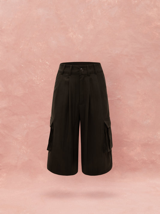 CARGO VERMUDA SHORTS - BLACK